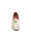 Misses needlepoint Loafers by Paige Palm and Flamingo