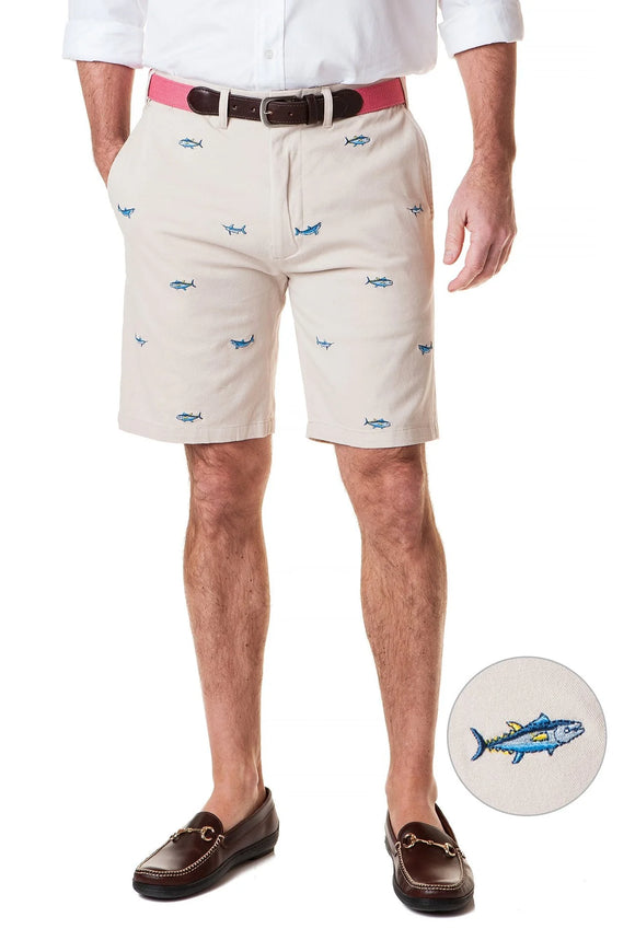 Special Sale Men's Embroidered shorts Popular Fish Grand Slam