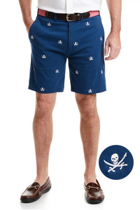 Cisco Embroidered Shorts by Castaway Clothing Calico Jack