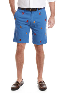 Special Sale Men's Embroidered shorts  Dark and Stormy