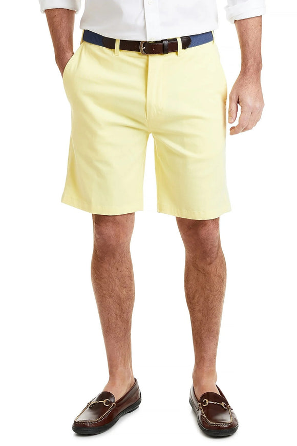 Men's Cisco Solid  Stretch  Twill SWhorts Neon Yellow