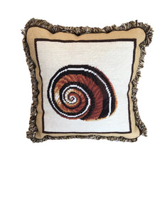 Designer Needlepoint Estate Sale Snail Shell