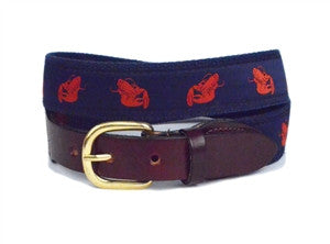 Saltwater Fish Needlepoint Belt 34